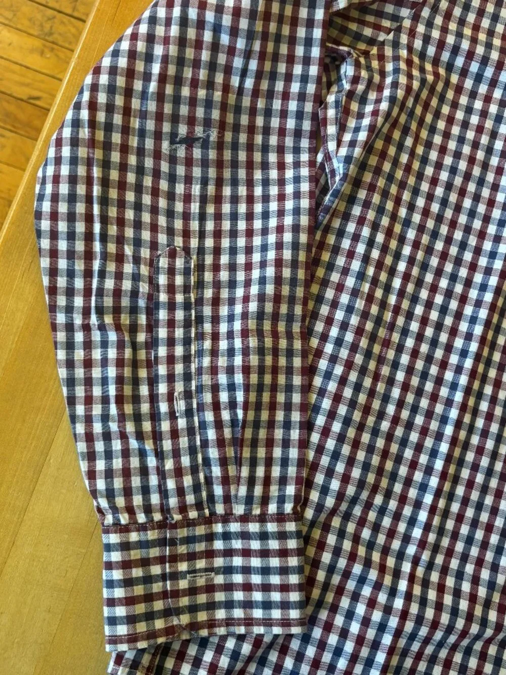Lot of 3 J Crew Button Down Long Sleeve Plaid Mens Dress Shirts